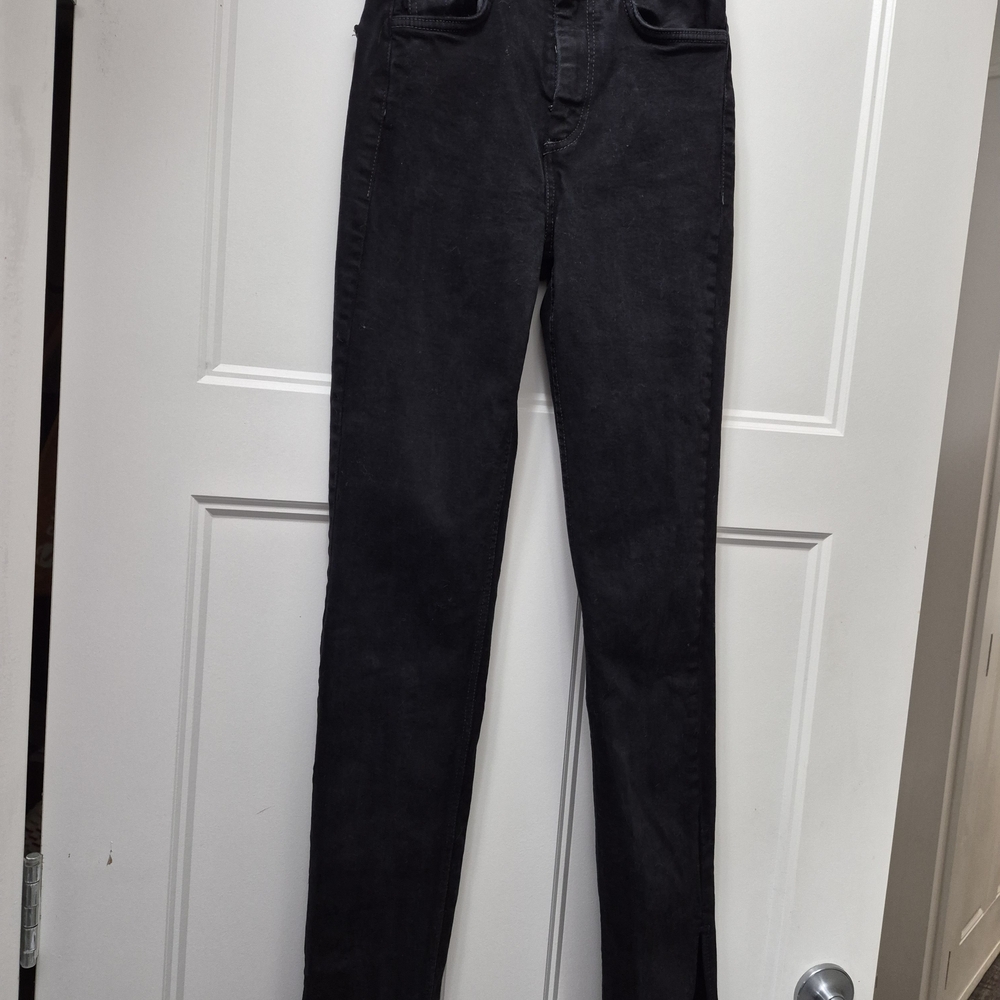 Zara Black Skinny High-Rise Jeans